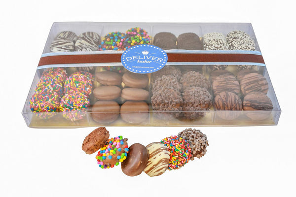 Gourmet Chocolate Covered Cookie Gift Box, Assorted