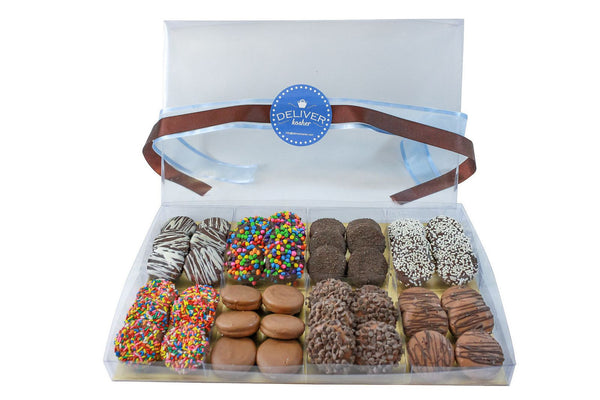 Gourmet Chocolate Covered Cookie Gift Box, Assorted