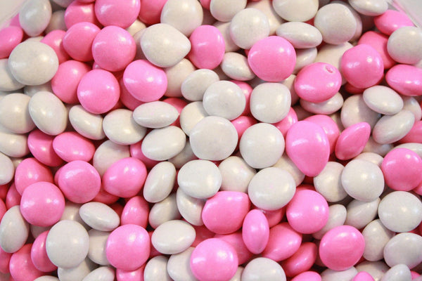Bulk Candy - White & Pink Chocolate Lentils